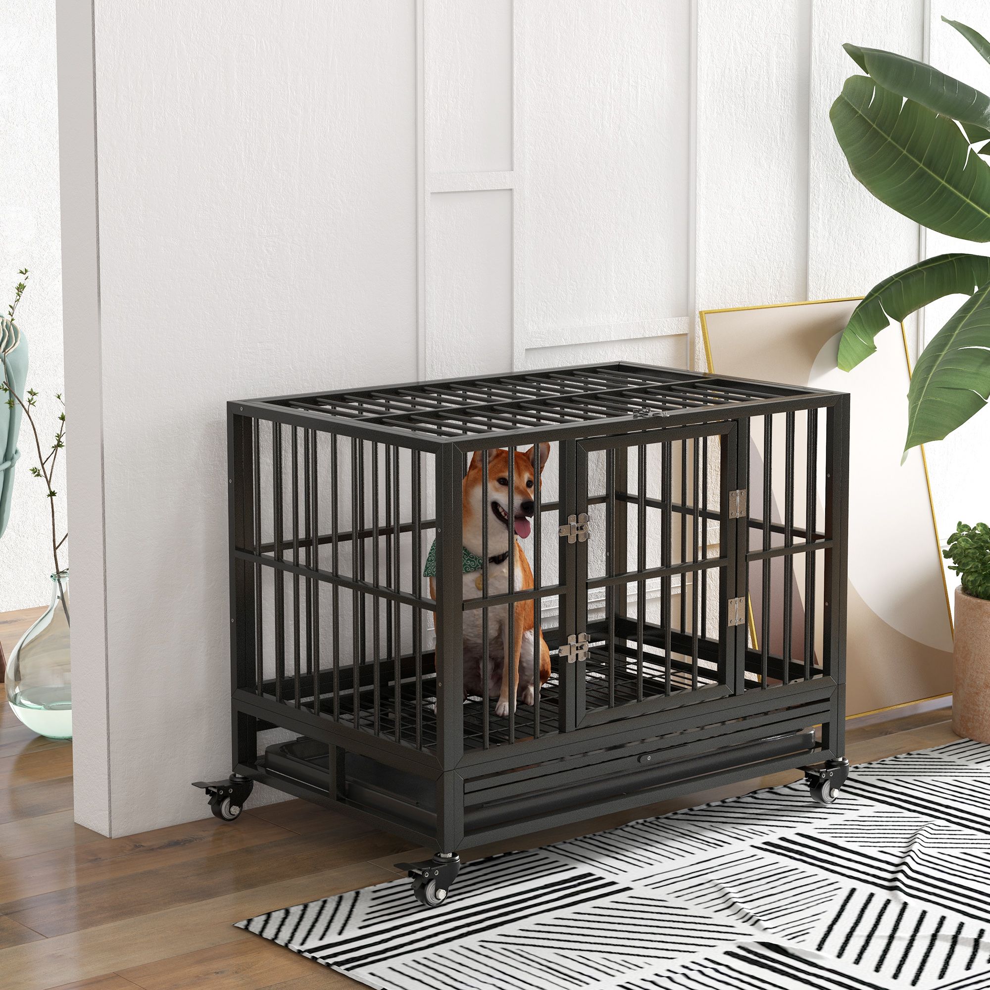 Heavy-Duty Dog Crate — 36"